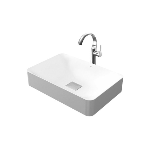 Chậu đặt bàn đá cẩm thạch nhân tạo TOTO PJS03WE#MW (  PJS03WEMW ), men trắng mờ .