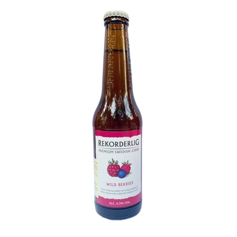Bia Rekorderlig Cider 4.5% Thụy Điển vị Dâu rừng hỗn hợp – thùng 24 chai 330ml
