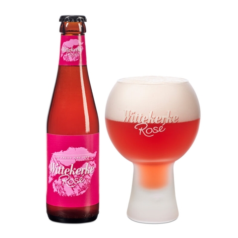 Bia Wittekerke Rose 4,3% Bỉ – chai 250ml