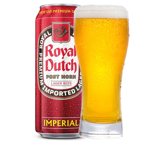 Bia Royal Dutch Imperial 5.1% Hà Lan – thùng 24 lon 500ml