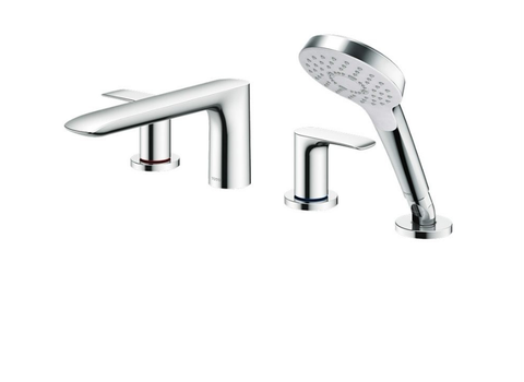 Vòi xả bồn TOTO nóng lạnh kèm sen tắm (4 lỗ) TBG04202B