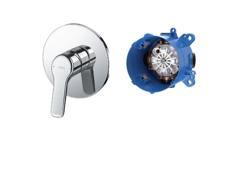 Van gật gù điều chỉnh nóng lạnh TOTO, kèm phụ kiện âm tường TBG03303B/TBN01001B