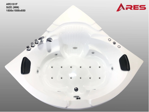 Bồn tắm massage đôi ARES - AR3151F( xục thuỷ lực - xục khí )