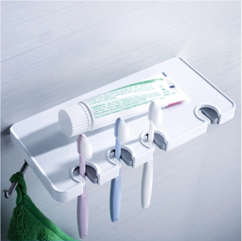 Kệ treo bàn chải đánh răng, có móc- F30610WH