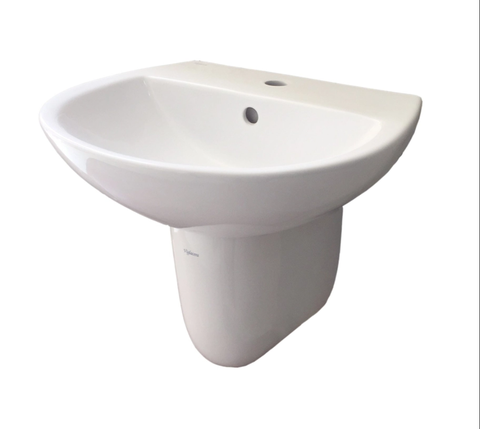Chậu rửa + Chân Lavabo Viglacera V36