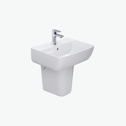 Lavabo Treo Tường Inax AL-312V Kèm Chân Ngắn