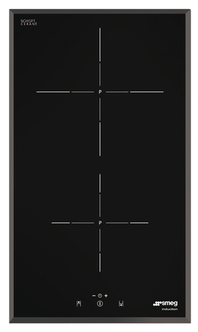 Bếp từ, điều khiển cảm ứng với mặt kính vát cạnh, 300 mm, Smeg SI5322B - 536.04.200