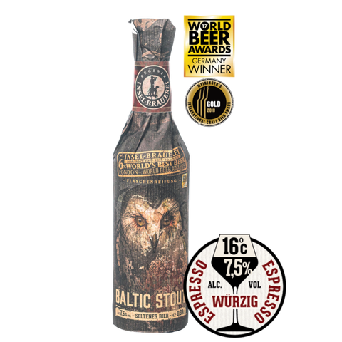 Bia Baltic Stout (Wrapped) 7.5% Đức – chai 330ml