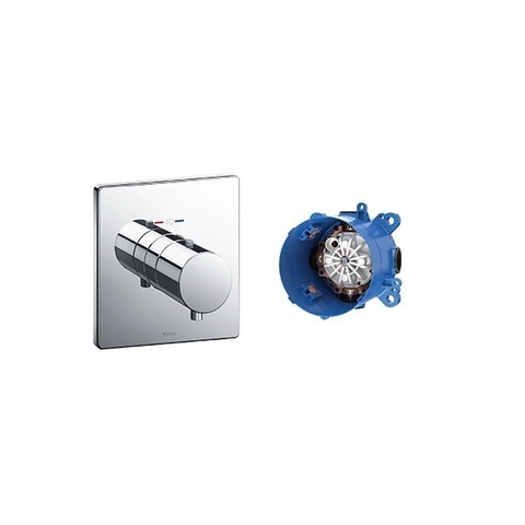 Van điều chỉnh nhiệt độ TOTO, kèm phụ kiện âm tường TBV02401B_TBN01001B