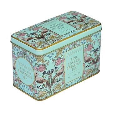 Trà New English Teas The Song Thrush & Berries English Breakfast Tea (màu xanh bạc hà)