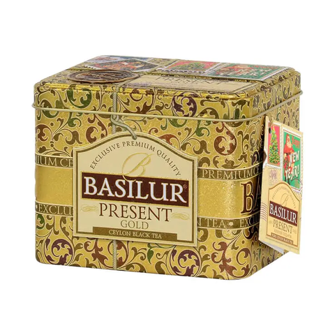 Trà Basilur Present Collection – Gold (Hộp 100g)