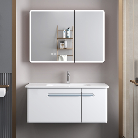 Tủ Lavabo Mowoen MW6628 - 100. Bàn đá tràn viền .