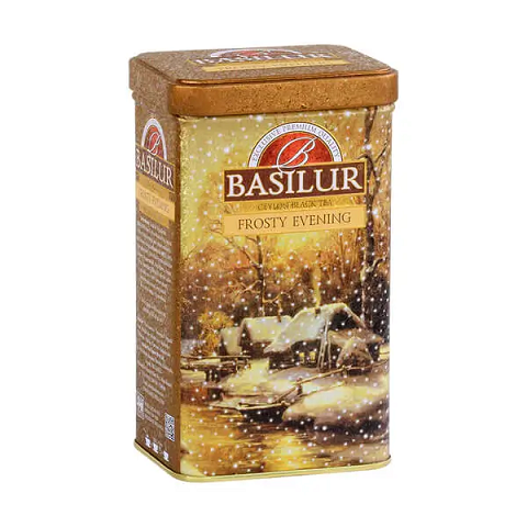 Trà Basilur Frosty Evening – Hộp thiếc 100g