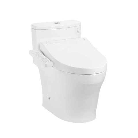Bàn cầu một khối TOTO, kèm nắp rửa điện tử WASHLET - MS885CDW17