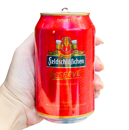 Bia Pháo đài Feldschlosschen Reserve 5.3% Đức – thùng 24 lon 330ml