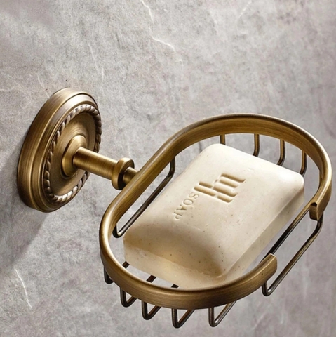 KỆ XÀ BÔNG MÀU ĐỒNG TÂN CỔ ĐIỂN 90008