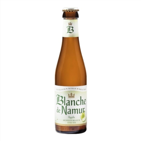 Bia Blanche de Namur Apple 3,1% Bỉ – chai 250ml