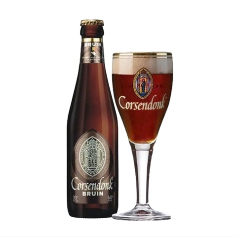 Bia Corsendonk Bruin 6% Bỉ – chai 330ml