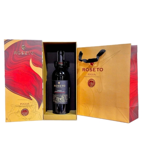 Hộp quà rượu vang Roseto Negroamaro