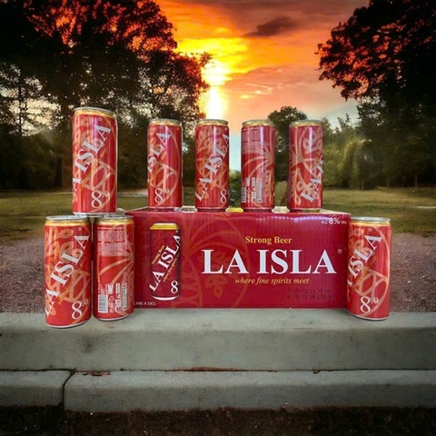 Bia La Isla Strong 8% – Công nghệ Bỉ (LD) – thùng 24 lon 330 ml