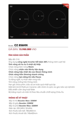 Bếp từ Canzy CZ-856HN