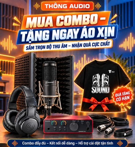 TẶNG NGAY ÁO BOXY T-AU CAO CẤP KHI MUA SẢN PHẨM ZOOM TẠI THÔNG AUDIO