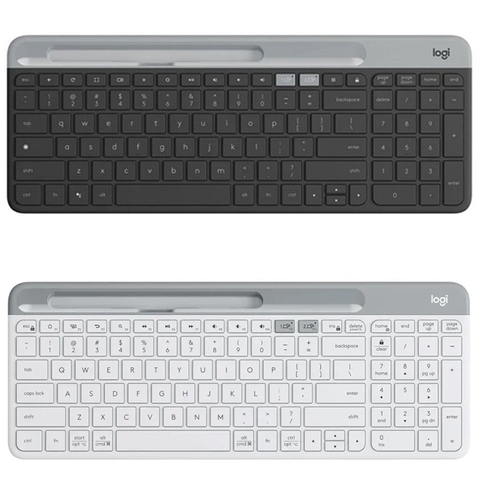 Bàn Phím Không Dây Logitech Slim K580 (đen/trắng)
