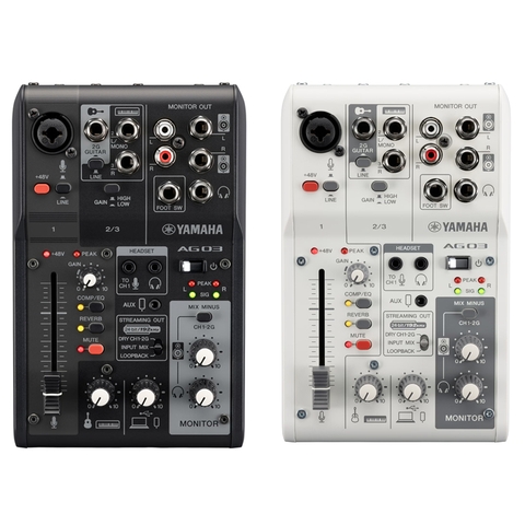 Bộ Mixer livestream Yamaha AG03MK2