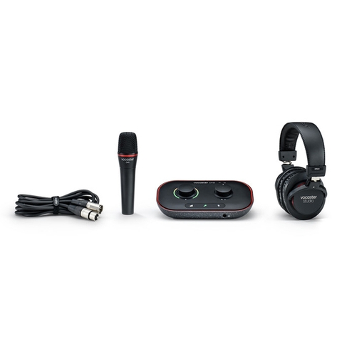 Combo thu âm Focusrite Vocaster One Studio - tặng kèm chân đế micro để bàn