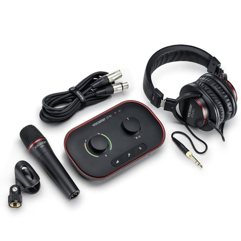 Combo thu âm Focusrite Vocaster One Studio - tặng kèm chân đế micro để bàn