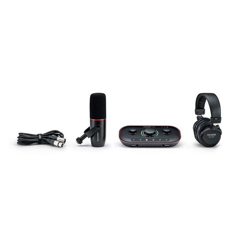 Combo Focusrite Vocaster Two Studio - Hàng Chính Hãng tặng kèm chân và màn lọc