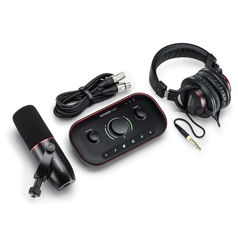Combo Focusrite Vocaster Two Studio - Hàng Chính Hãng tặng kèm chân và màn lọc