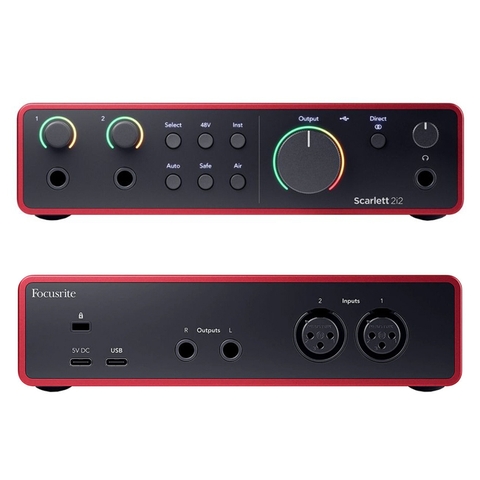 Combo thu âm Focusrite Scarlett 2i2 Studio (Gen 4)