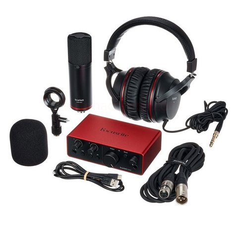Combo thu âm Focusrite Scarlett Solo Studio (Gen 4)