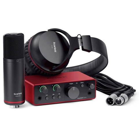 Combo thu âm Focusrite Scarlett Solo Studio (Gen 4)