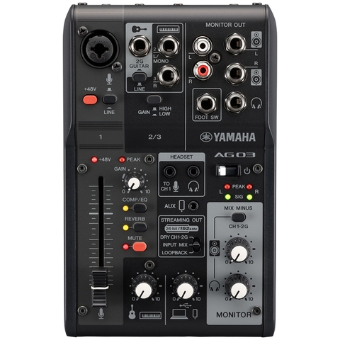 Combo thu âm Bộ Mixer Livestream Yamaha AG03MK2 và Loa Presonus E3.5 gen 2