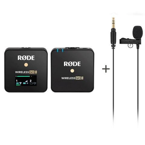 Micro cài áo Rode Lavalier Go dùng các bộ Rode Wireless Go