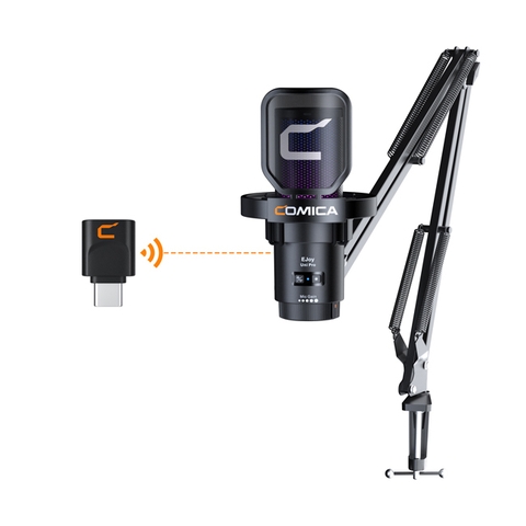 Microphone Comica EJoy Uni Pro RGB Cardioid Condenser Wireless USB