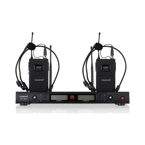 Micro Không dây choàng đầu và cài áo Takstar TS 8807PP