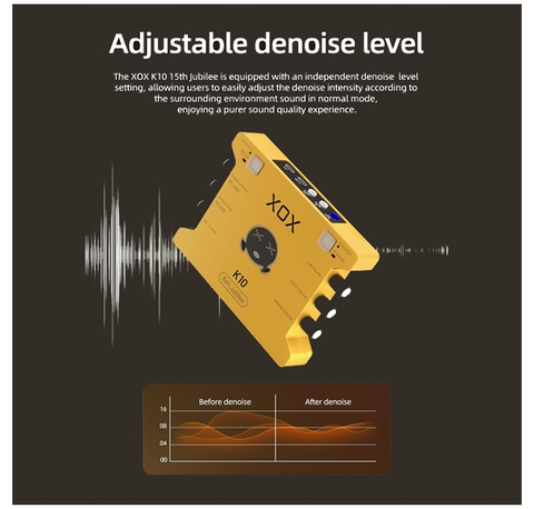 Sound Card Thu Âm-Livestream XOX K10 (Bản Mới)
