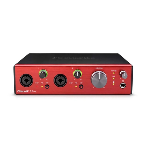Soundcard thu âm Focusrite Clarett+ 2Pre USB-C