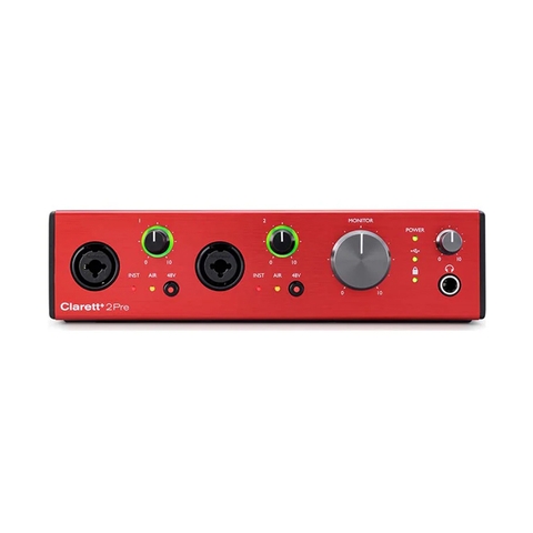 Soundcard thu âm Focusrite Clarett+ 2Pre USB-C
