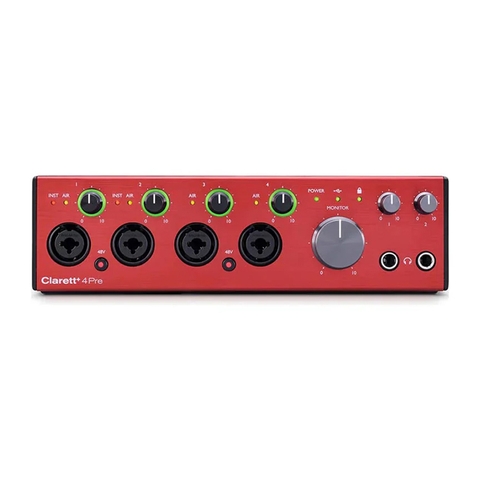 Soundcard thu âm Focusrite Clarett+ 4Pre USB-C