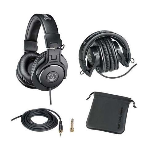 Tai nghe Kiểm Âm Audio Technica ATH M30x (chính hãng)