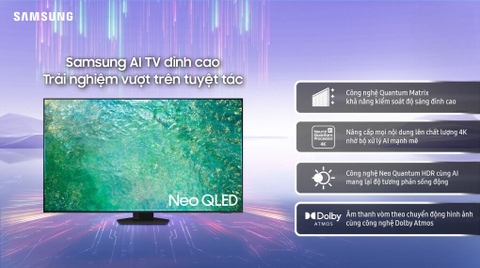 Smart Tivi Neo QLED Samsung AI 4K 75 inch QA75QN85C