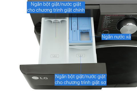 Máy giặt sấy LG 12/7 kg FV1412H3B