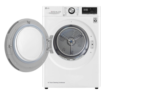 Máy sấy LG DUAL Inverter Heat Pump™ 9kg màu trắng DVHP09W