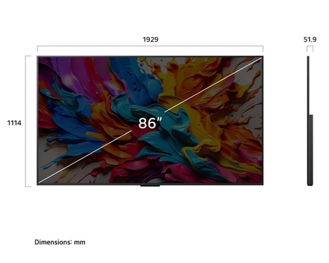 Smart Tivi LG QNED Evo AI Mini LED 4K 86 Inch 86QNED9MASA