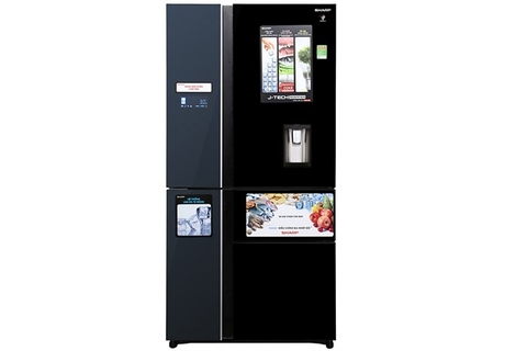 Tủ lạnh Sharp Inverter 665 lít SJ-F5X75VGW-BK