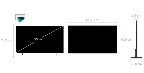 Smart Tivi Samsung 55LS03F khung tranh 4K 55 inch 2025 (QA55LS03F)